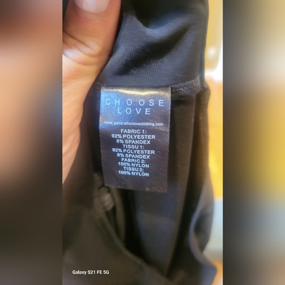 Generation Love Black lace Ling Sleeve Bodysuit NWOT SZ. SMALL - Picture 6 of 6